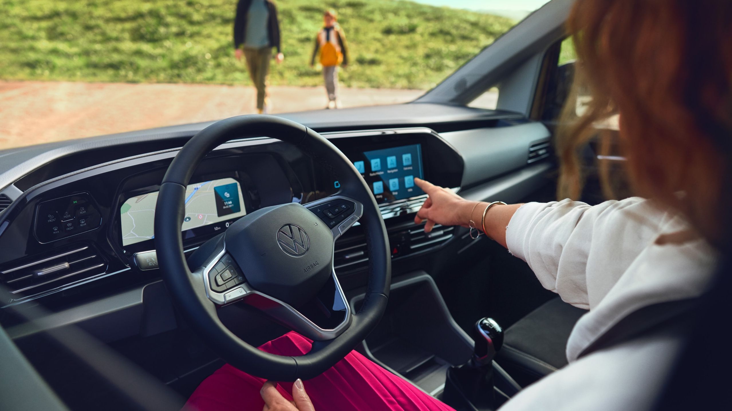 Cockpit des VW Caddy 2020